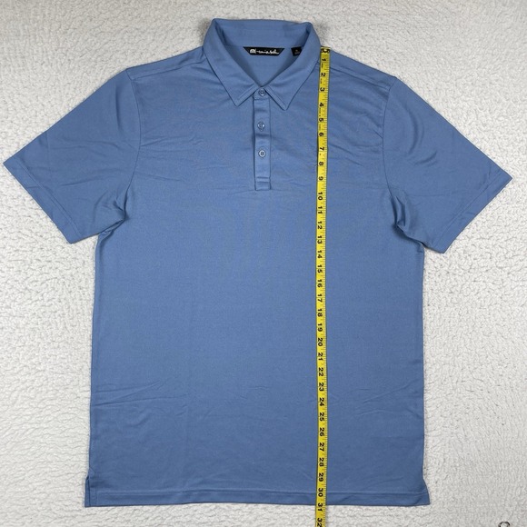 Travis Mathew Polo Shirt Mens XL Blue Golf Preppy‎ Casual Vacation Travel Work - Picture 9 of 13